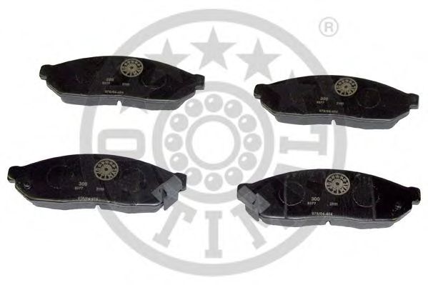 Комплект тормозных колодок, дисковый тормоз OPTIMAL 9377