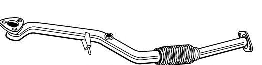 Труба выхлопного газа FONOS 10475