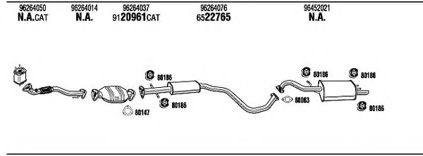 Система выпуска ОГ FONOS DW60001
