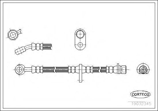 Тормозной шланг PEX 58936