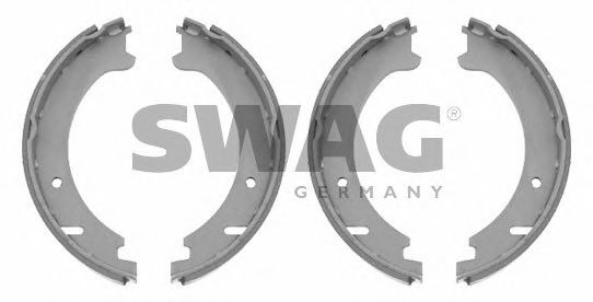Комплект тормозных колодок, стояночная тормозная система SWAG 55 91 5067