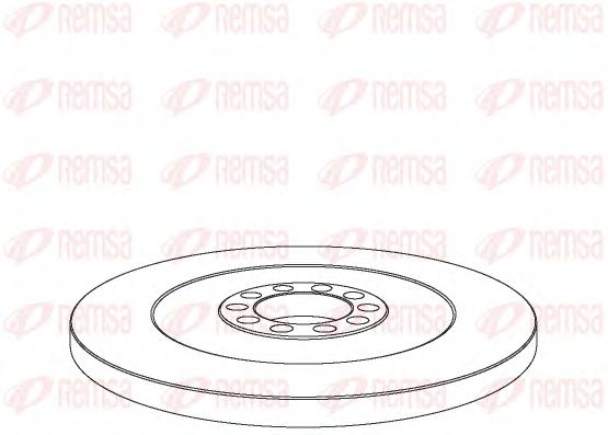 Тормозной диск REMSA NCA1031.10