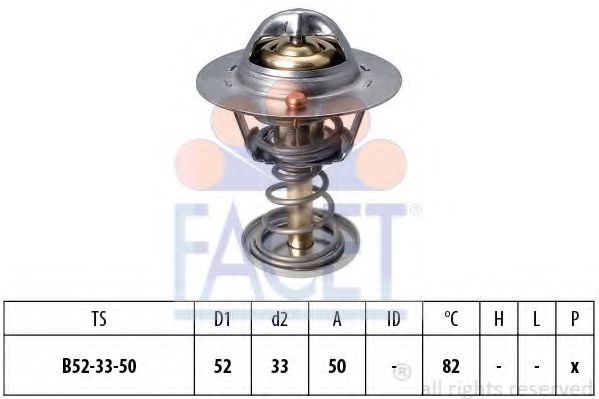 Термостат, охлаждающая жидкость FACET 7.8674S