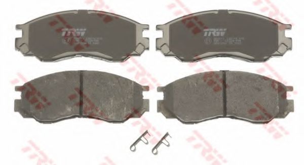 Комплект тормозных колодок, дисковый тормоз TRW 23290