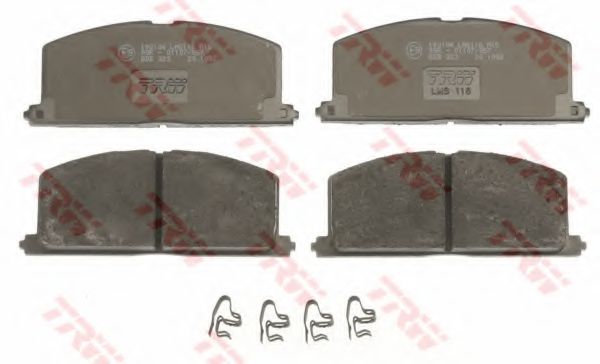 Комплект тормозных колодок, дисковый тормоз TRW 21294