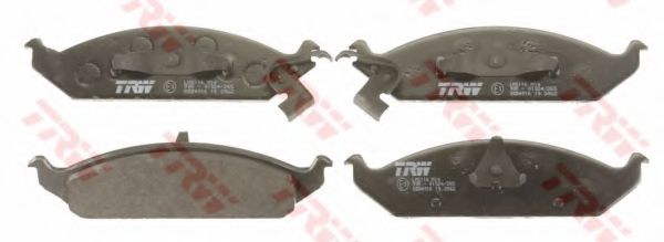 Комплект тормозных колодок, дисковый тормоз TRW 23319