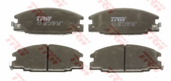 Комплект тормозных колодок, дисковый тормоз TRW 21467