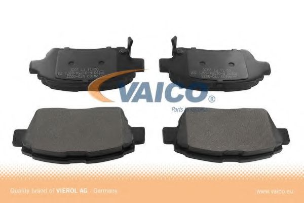 Комплект тормозных колодок, дисковый тормоз VAICO V70-0033