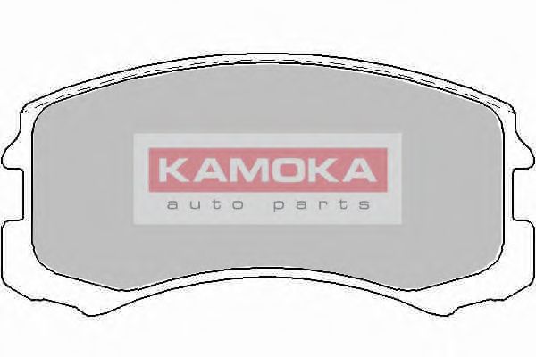 Комплект тормозных колодок, дисковый тормоз KAMOKA 24291