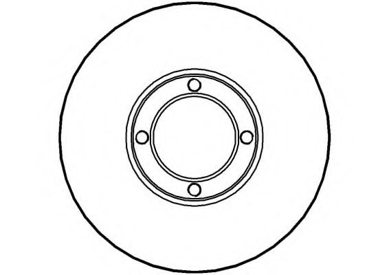 Тормозной диск NATIONAL NBD117
