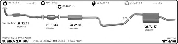 Система выпуска ОГ IMASAF 649000018