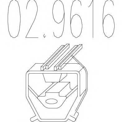 Буфер, глушитель MTS 02.9616