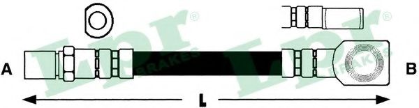 Тормозной шланг LPR 6T46120