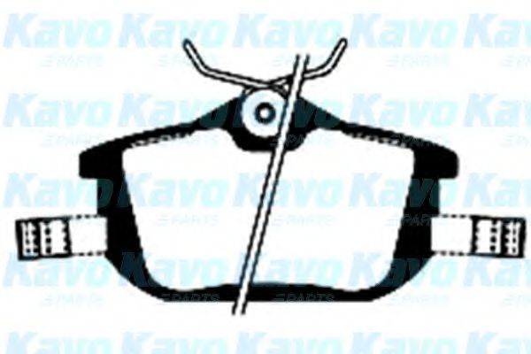 Комплект тормозных колодок, дисковый тормоз KAVO PARTS BP-5527