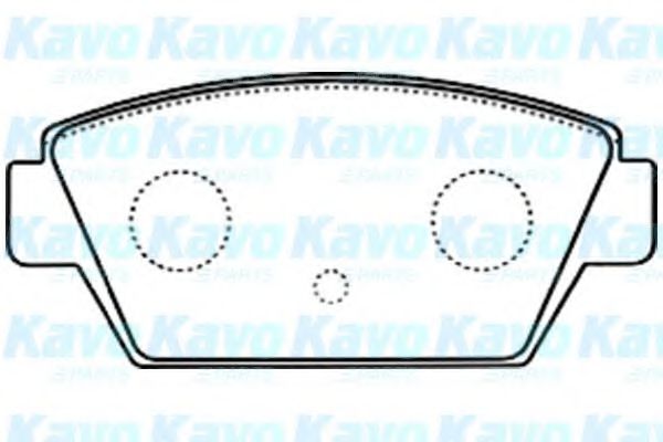 Комплект тормозных колодок, дисковый тормоз KAVO PARTS BP-5551