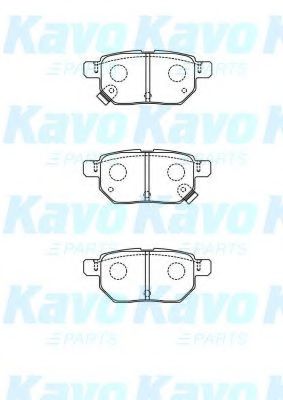 Комплект тормозных колодок, дисковый тормоз KAVO PARTS BP-9148