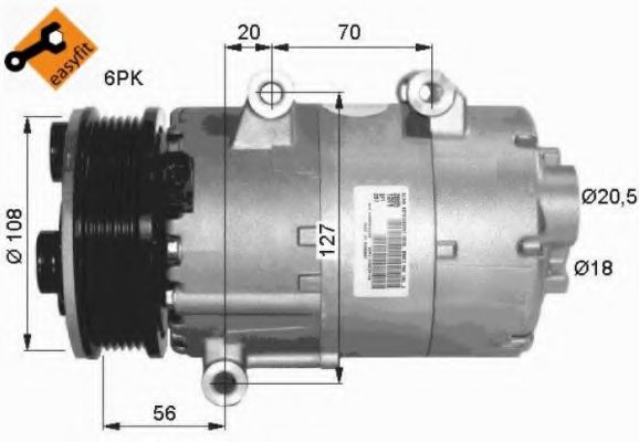 Компрессор, кондиционер NRF 32403G