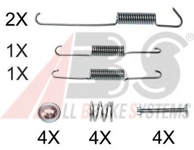 Комплектующие, тормозная колодка A.B.S. 0002Q