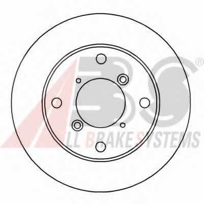 Тормозной диск A.B.S. 16012