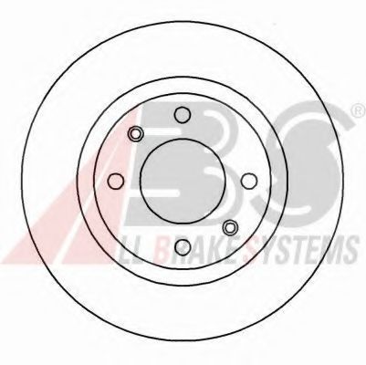 Тормозной диск A.B.S. 16899