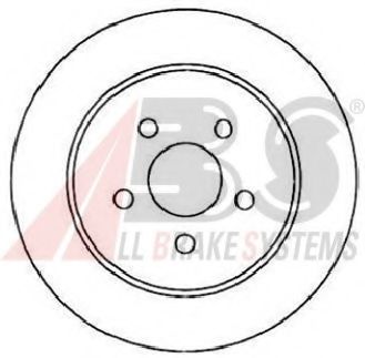 Тормозной диск A.B.S. 17953
