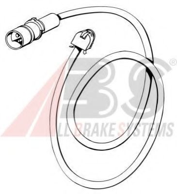 Сигнализатор, износ тормозных колодок A.B.S. 39538