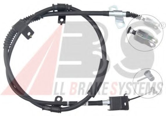 Трос, стояночная тормозная система A.B.S. K17568