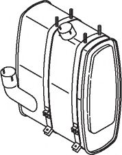 Средний / конечный глушитель ОГ DINEX 50485
