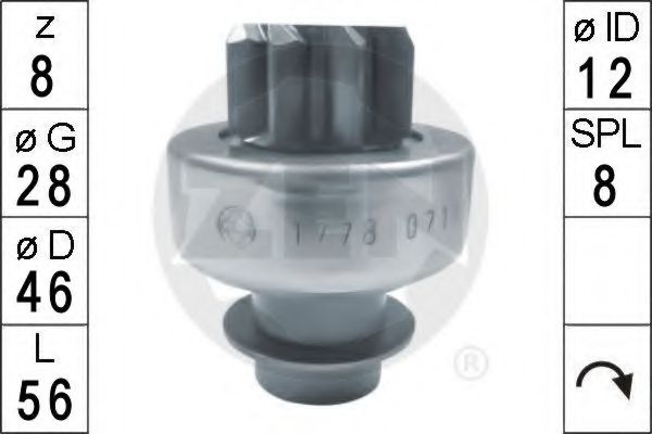 Ведущая шестерня, стартер ERA 226081