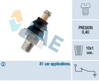 Датчик давления масла FAE 10060