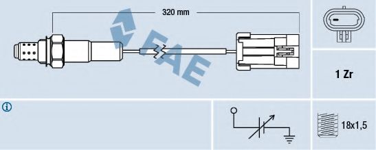 Лямбда-зонд FAE 77102
