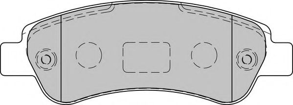 Комплект тормозных колодок, дисковый тормоз NECTO FD7270V