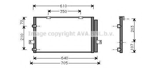 Конденсатор, кондиционер AVA QUALITY COOLING AU5078D