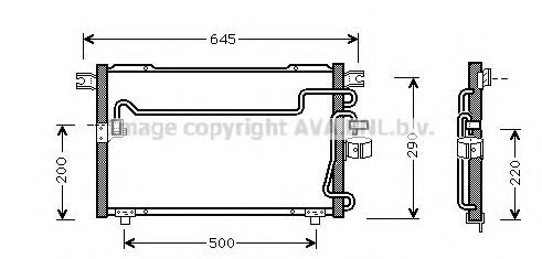 Конденсатор, кондиционер AVA QUALITY COOLING IS5024
