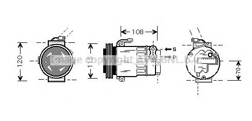 Компрессор, кондиционер AVA QUALITY COOLING OLAK312