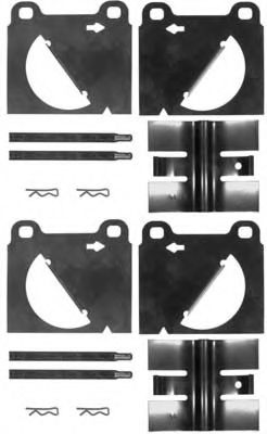Комплектующие, колодки дискового тормоза MGA A114