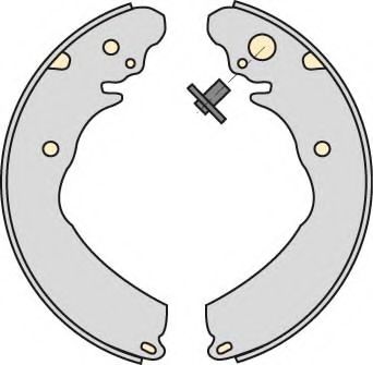 Комплект тормозов, барабанный тормозной механизм MGA K742967