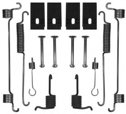 Пружина, тормозная колодка MGA R84