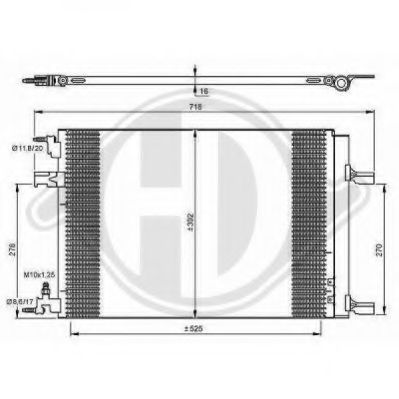 Конденсатор, кондиционер DIEDERICHS 8180700