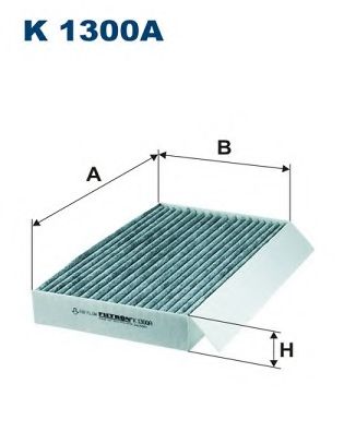 Фильтр, воздух во внутренном пространстве FILTRON K1300A