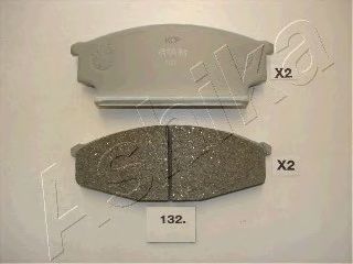 Комплект тормозных колодок, дисковый тормоз ASHIKA 50-01-132