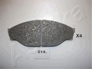 Комплект тормозных колодок, дисковый тормоз ASHIKA 50-02-214