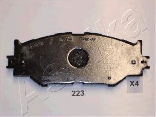 Комплект тормозных колодок, дисковый тормоз ASHIKA 50-02-223