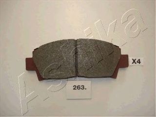 Комплект тормозных колодок, дисковый тормоз ASHIKA 50-02-263