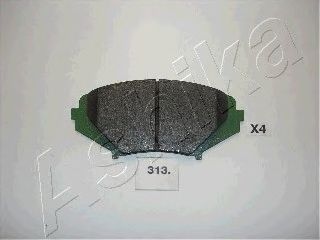Комплект тормозных колодок, дисковый тормоз ASHIKA 50-03-313