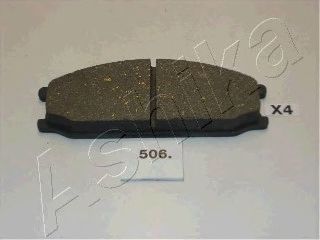 Комплект тормозных колодок, дисковый тормоз ASHIKA 50-05-506