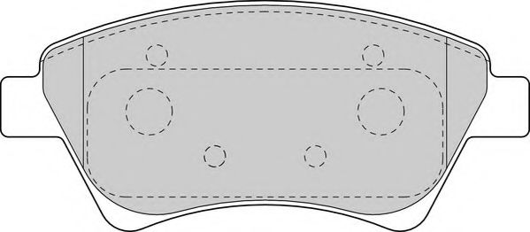 Комплект тормозных колодок, дисковый тормоз DURON DBP351544