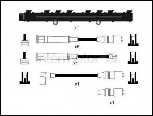 Комплект проводов зажигания STANDARD 73499T