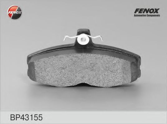 Комплект тормозных колодок, дисковый тормоз FENOX BP43155