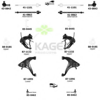 Подвеска колеса KAGER 800593